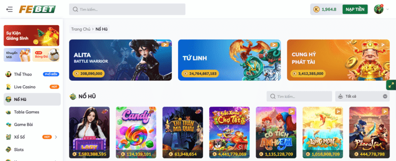 Lựa chọn game nổ hũ ưu thích