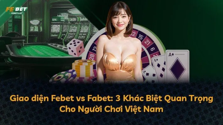 Giao diện Febet vs Fabet: 3 Khác Biệt Quan Trọng Cho Người Chơi Việt Nam