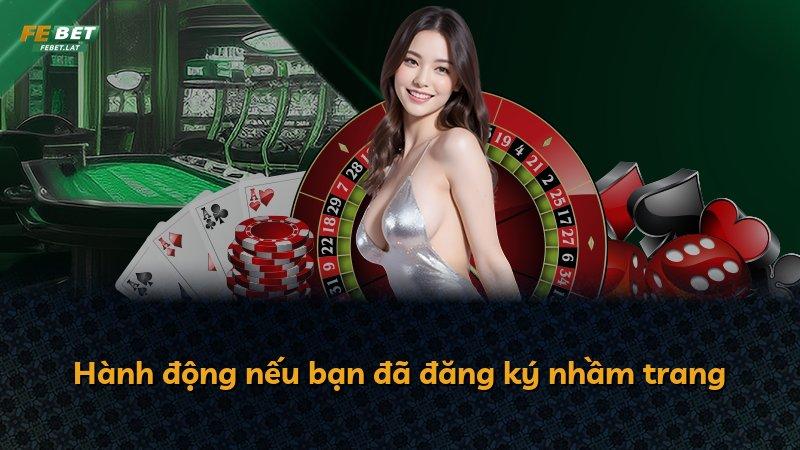 Hành động nếu bạn đã đăng ký nhầm trang