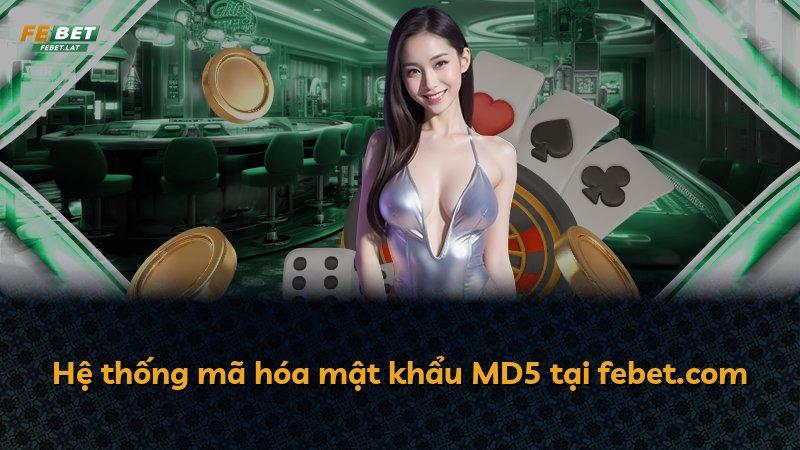 Hệ thống mã hóa mật khẩu MD5 tại febet.com