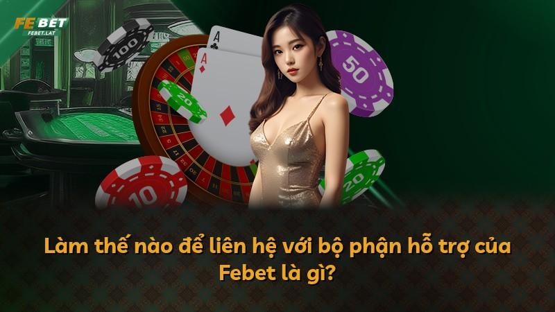 Làm thế nào để liên hệ với bộ phận hỗ trợ của Febet là gì?